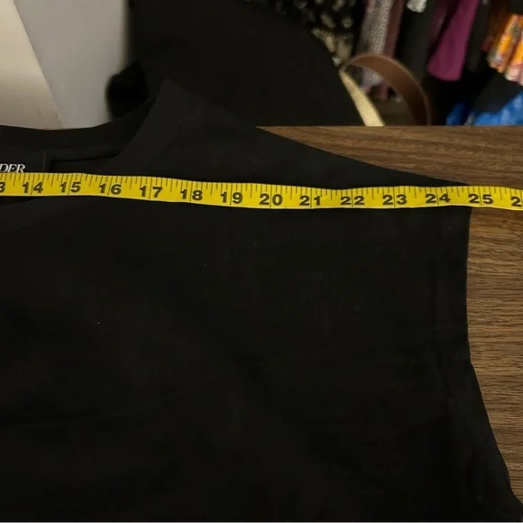 NWT Cider Black Asymmetrical Women's Top 3XL - Picture 6 of 9